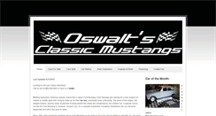 Desktop Screenshot of oswaltsclassiccars.com